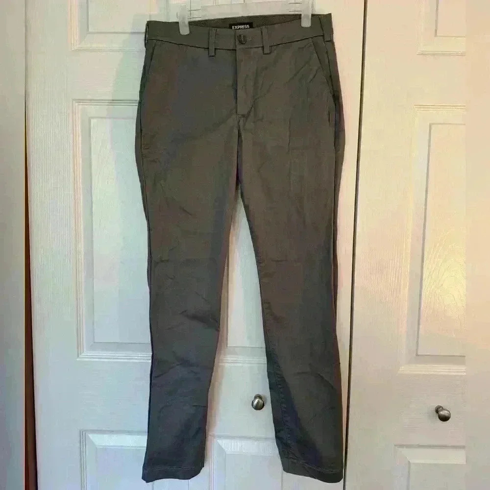 Men's Express Dark Gray Hyper Stretch Skinny Jeans